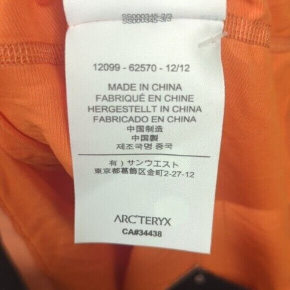 Arc'teryx Shirt Women's S Orange Motus Crew Short Sleeve Tee Outdoor Hiking NWT - Picture 10 of 12